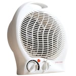 Fan Heater "Daewoo 2000W Sleek Upright Fan Heater with Carry Handle & 2 Settings