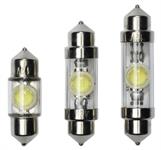 Auto-style EU0116W glödlampa LED "Xenon-look" vit, 10x42mm, SV8.5