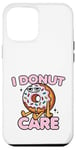 Coque pour iPhone 12 Pro Max I Donut Care Sad Dessin animé Donut drôle Donne abandonné