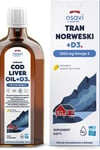 Osavi - Norwegian Cod Liver Oil +D3, 1000 Mg Omega 3 - Lemon Flavor (250 ml)