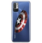 ERT GROUP Coque de téléphone Portable pour Xiaomi REDMI Note 10 5G / POCO M3 Pro Original et sous Licence Officielle Marvel Motif Captain America 023, partiel imprimé