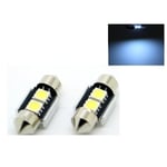 C5W Canbus 31mm 10000k Led spollampor SV8.5 festoon 31mm Kallvit 2-pack