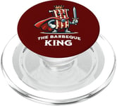 Barbeque King Citation humoristique pour les amateurs de barbecue PopSockets PopGrip pour MagSafe