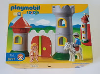 PLAYMOBIL 1.2.3 Château avec couple princier réf 6771 dès 18 mois