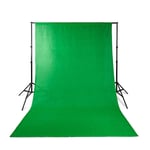 Foto Studio Bakgrund Set | 1,90 x 2,95 m | Resväska ingår | Tripod ingår | Svart | 1 st.