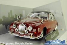 JAGUAR MK2 MODEL CAR MAROON INSPECTOR MORSE LOOK A LIKE 1:43 SCALE SALOON K8