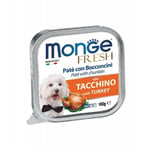 MONGE Fresh turkey - Wet Dog Food 32 tins of 100g