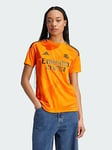 adidas Real Madrid 24/25 Away Jersey, Orange, Size Xs, Women