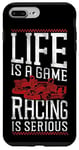 iPhone 7 Plus/8 Plus Go Kart Racing Vintage Life Is A Game Racing Is Serious Case