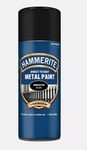 Hammerite Spray Paint Black Smooth 400ml Direct to Metal/Rust Exterior