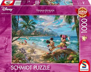 Schmidt Spiele 57528 Thomas Kinkade, Disney, Mickey Et Minnie à Hawaï, Puzzle 1000 Pièces, Multicolore, Taille Unique Exclusivité sur Amazon