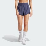 adidas Pacer All Gym Seasonal Rib High-Rise Tonal 3-Stripes Shorts Women