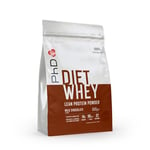 PhD Nutrition Diet Whey Low Calorie Protein Powder, Low Carb, High Protein Lean Matrix, Milk Chocolate Diet Whey Protein Powder, High Protein, 32 Servings Per 800g