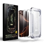 LIVSTIDSGARANTI - BOOM iPhone 16 Pro Härdat Glas Skärmskydd - 2 Pack