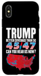 Coque pour iPhone X/XS Trump offre une meilleure couverture que la 5G, pouvez-vous nous entendre maintenant