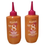 L'Oreal Elvive Dream Lengths 8-Second Wonder Water Liquid Conditioner 200ml x2