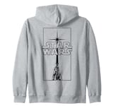 Star Wars Saber Black Logo Sweat à Capuche