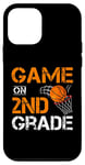 Coque pour iPhone 12 mini Jeux amusants sur le basket-ball de deuxième année premier jour d'école