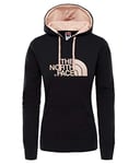 The North Face Wo Drew Peak Sweat-shirt à capuche Femme TNFblk/Mistyrse FR : XS (Taille Fabricant : XS)