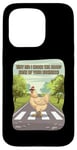 Coque pour iPhone 15 Pro Chicken Funny Why Did I Cross The Road No of Your Business