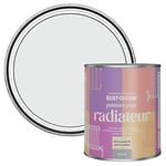 Rust-Oleum Peinture Blanche Résistante à la chaleur pour Radiateur, Finition Satinée - Monaco 750ml