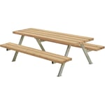 Bänkset Alpha Junior, 10-sits, Thermowood, natur