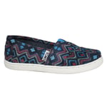 Toms Childrens Unisex Classic Multicolor Kids Espadrilles - Multicolour Textile - Size UK 11.5 Kids