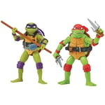 Teenage Mutant Ninja Turtles 83282CO Mutant Mayhem 4.5” Donatello Basic Action Figure. & 83284CO Mutant Mayhem 4.65-Inch Raphael Basic Action Figure. Ideal Present for Boys 4 to 7 Years and TMNT Fans