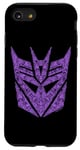 Coque pour iPhone SE (2020) / 7 / 8 Transformers Evergreen Decepticons Purple Icon Filled Logo