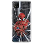 ERT GROUP Coque de téléphone Portable pour Xiaomi REDMI 9C Original et sous Licence Officielle Marvel Motif Spider Man 008 Parfaitement adapté à la Forme du téléphone Portable, Coque en TPU