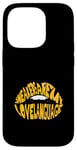 Coque pour iPhone 14 Pro University Varsity-Gold Baskets pour femme