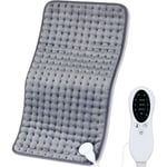 Ahlsen - Coussin chauffant électrique 10 réglages de température, arrêt automatique de 90 minutes, chauffage rapide pour le dos, la taille,