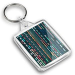 IP02 Passport Keyring  - Cargo Trains Railway Train  #44517