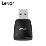 Lexar-Lecteur de carte TF haute vitesse,USB 3.2,Gen1,Flash d'origine,Max 170,Compact MBumental avec carte MicroSD,Noir - Type 330 Card Reader