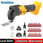 For DeWalt 18v Li-ion Cordless Multi Tool Oscillating Sander Cutter Grinder Saw 