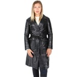 Blouson L'univers Du Luxe  Veste longue  ref_50115 Noir