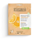 Evoluderm - Masque tissu Vitamine C Booster d'éclat