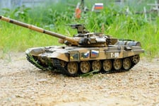 Heng Long 2.4G 1/16 Russian T-90 Main Battle RC Radio Control BB Tank + Smoke