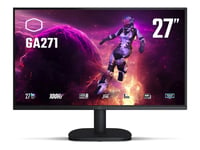 Cooler Master GA271 - LED-skärm - spel - 27" - 2560 x 1440 2K @ 100 Hz - VA - 250 cd/m² - 4000:1 - HDR10 - 1 ms - 2xHDMI, DisplayPort