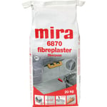 MIRA 6870 FIBREPLASTER FIBERPUSS 20KG HVIT