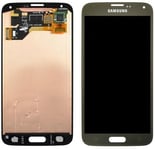 Samsung G900 S5 LCD Copper Gold