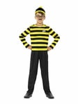 Boys Childrens Where's Wally Odlaw Fancy Dress Costume Book Day Outfit