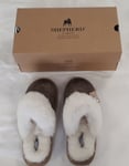 Shepherd chaussons 9852 MELISSA 051 ANTIQUE CREME Taille 39 pantoufles mules