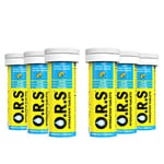 O.R.S Hydration Tablets with Electrolytes, Vegan, Gluten and Lactose Free Formula – Soluble Hydration Tablets with Natural Lemon Flavour, 72 Tablets (Pack of 6 x12)