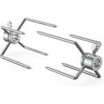 2 Pcs Fourchette Tourne Broche Fourchette à Barbecue pour Rôtissoire à Gril Outil pour Barbecue