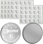 Piles Bouton CR2032 Lot de 100 Pile CR 2032 3V Bouton au Lithium 2032 Batterie DL2032, ECR2032, LM2032 240mAh Compatible pour Porte-clés, télécommande de Voiture, Moniteur de Glucose, Montres.[G1071]