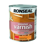 Ronseal Interior Varnish Medium Oak Gloss 750ml