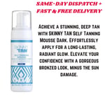 Skinny Tan Self-Tanning Mousse Dark 150ml New