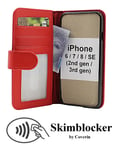 Skimblocker Plånboksfodral iPhone SE (2nd Generation) (Röd G661)