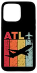 Coque pour iPhone 15 Pro Max ATL Aéroport Hartsfield Jackson d'Atlanta